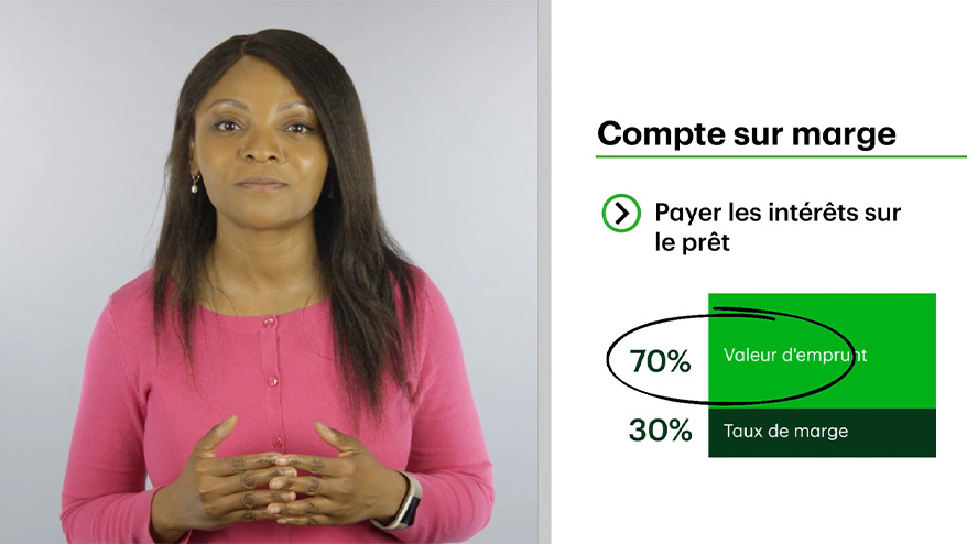 Faire des opérations avec un compte sur marge